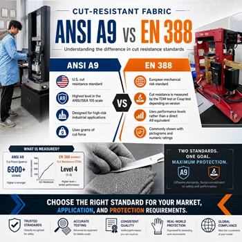 Може ли ANSI A9 устойчива на рязане-плат също да постигне най-висока оценка п...