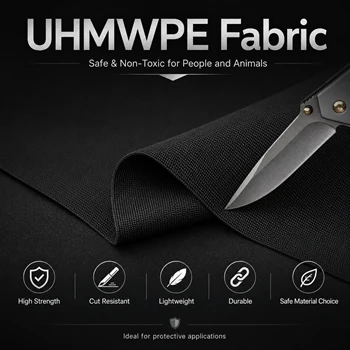 UHMWPE платът е безопасен и не{0}}токсичен за контакт с хора или животни?